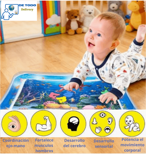 Alfombra Sensorial Inflable con Agua