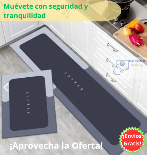 Set 2 Alfombras Antideslizantes