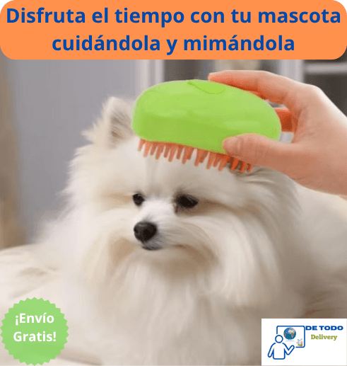 Cepillo con Vapor para Mascotas