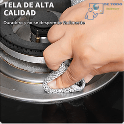10 Paños Metálicos Multiuso de Limpieza, Brillax Pro