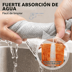 10 Paños Metálicos Multiuso de Limpieza, Brillax Pro